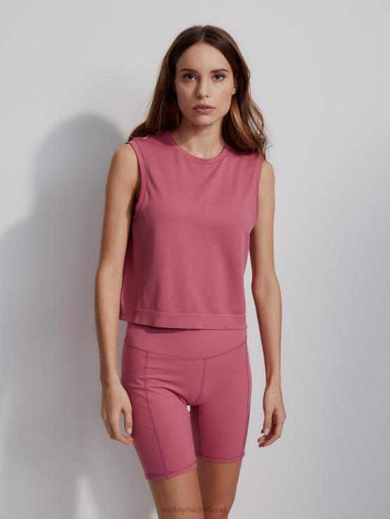 BD04L44 Rose pagina naadloze gewastank vrouwen Varley kleding