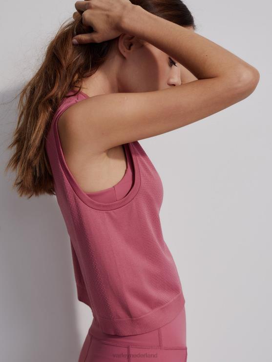 BD04L44 Rose pagina naadloze gewastank vrouwen Varley kleding