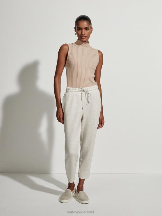 BD04L80 licht taupe calder tank met hoge hals vrouwen Varley kleding