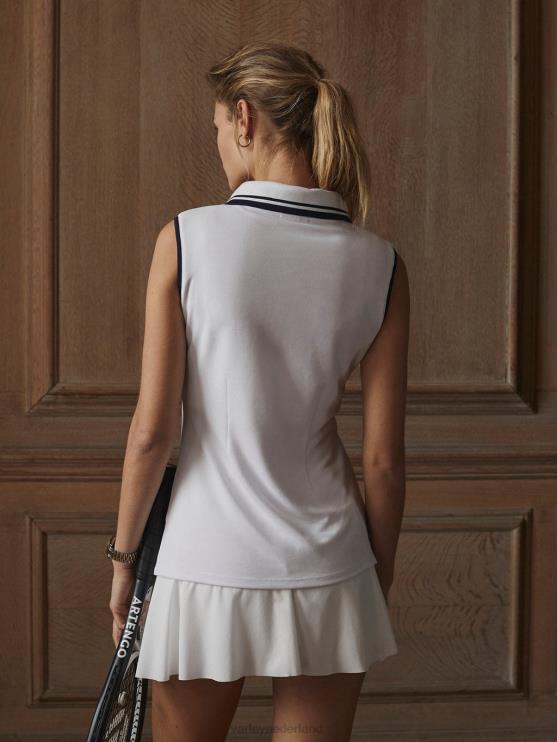 BD04L8 wit anvier performance-polo vrouwen Varley kleding