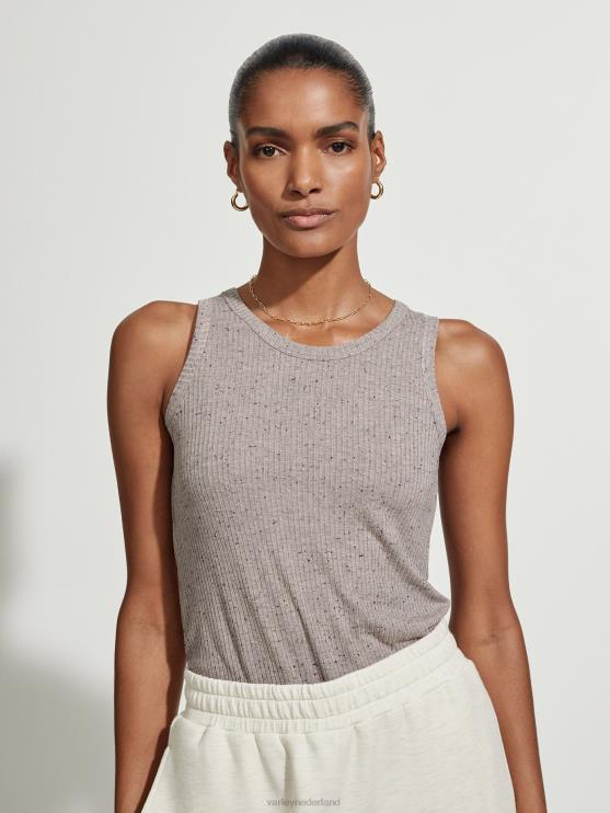 BD04L98 diepe taupe vlek eliza tank vrouwen Varley kleding