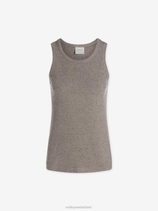 BD04L98 diepe taupe vlek eliza tank vrouwen Varley kleding