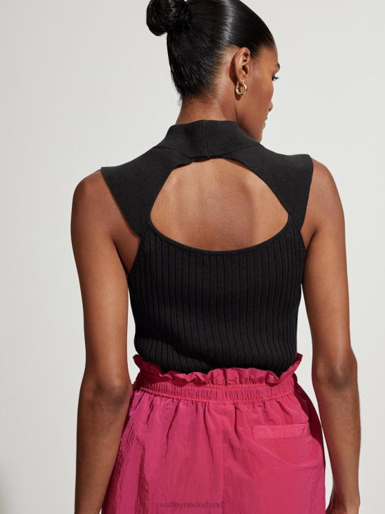 BD04L71 zwart Fowler getailleerde gebreide tanktop vrouwen Varley kleding