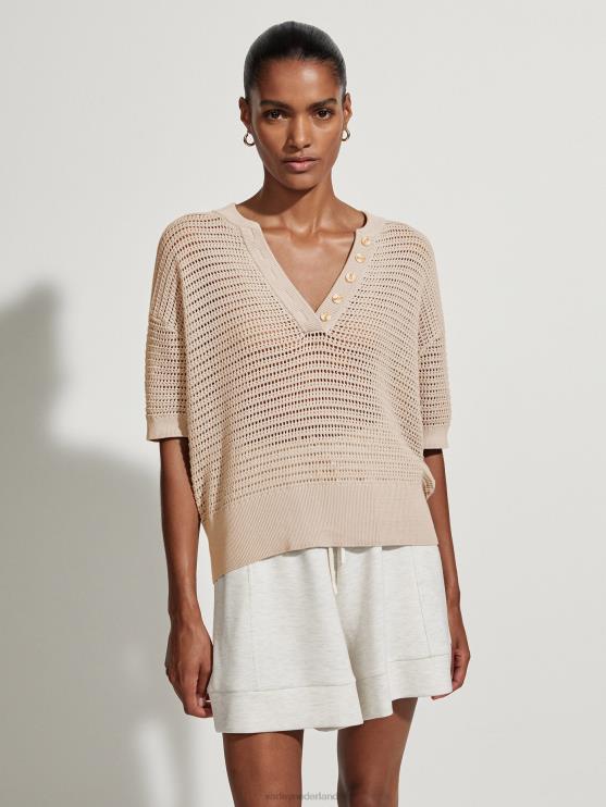 BD04L81 maanlicht callie gebreide top vrouwen Varley kleding