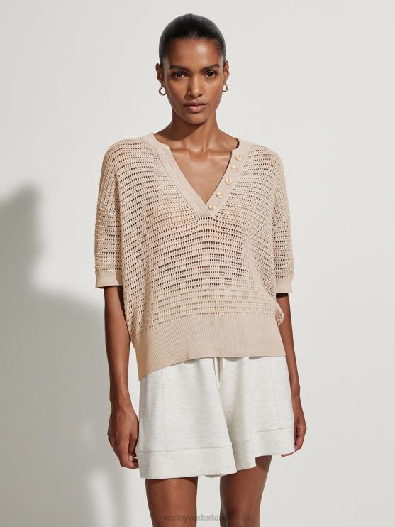 BD04L81 maanlicht callie gebreide top vrouwen Varley kleding