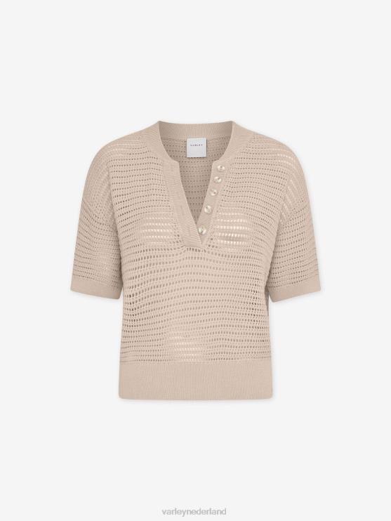 BD04L81 maanlicht callie gebreide top vrouwen Varley kleding