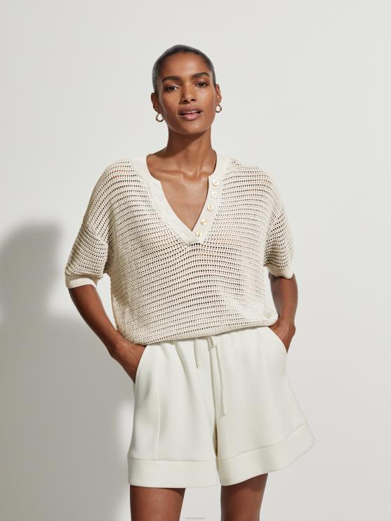 BD04L83 zilverreiger callie gebreide top vrouwen Varley kleding