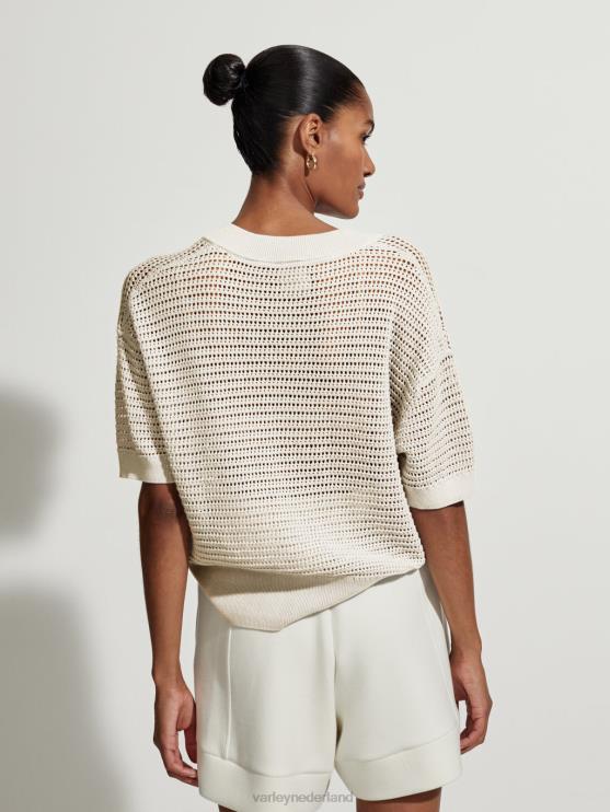 BD04L83 zilverreiger callie gebreide top vrouwen Varley kleding